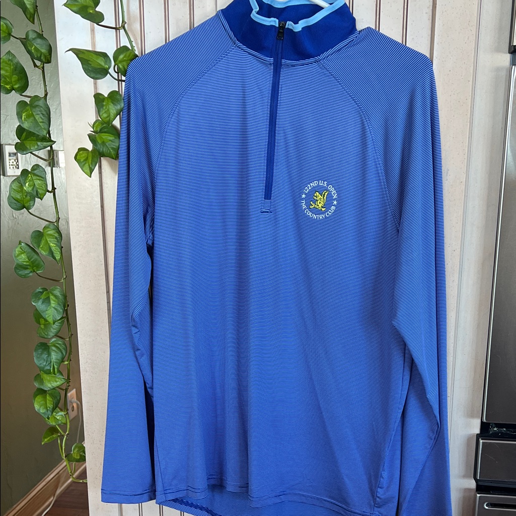 Us Open Blue Golf Pullover